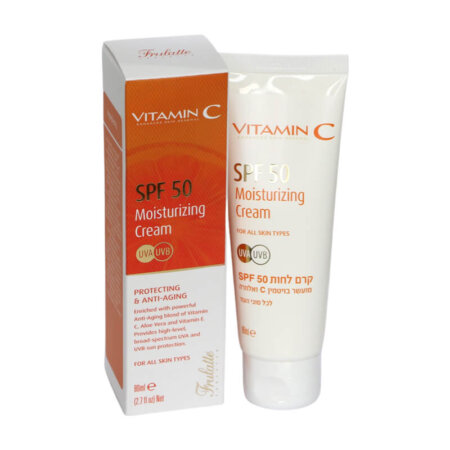 קרם לחות ויטמין סי עם הגנה מהשמש Vitamin C Moisturizing Cream SPF50 – פרולט