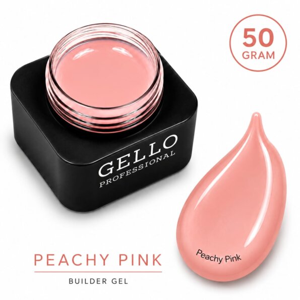 GELLO ג'ל בנייה פיצ'י פינק 50 גרם GELLO ג'ל בנייה פיצ'י פינק 50 גרם